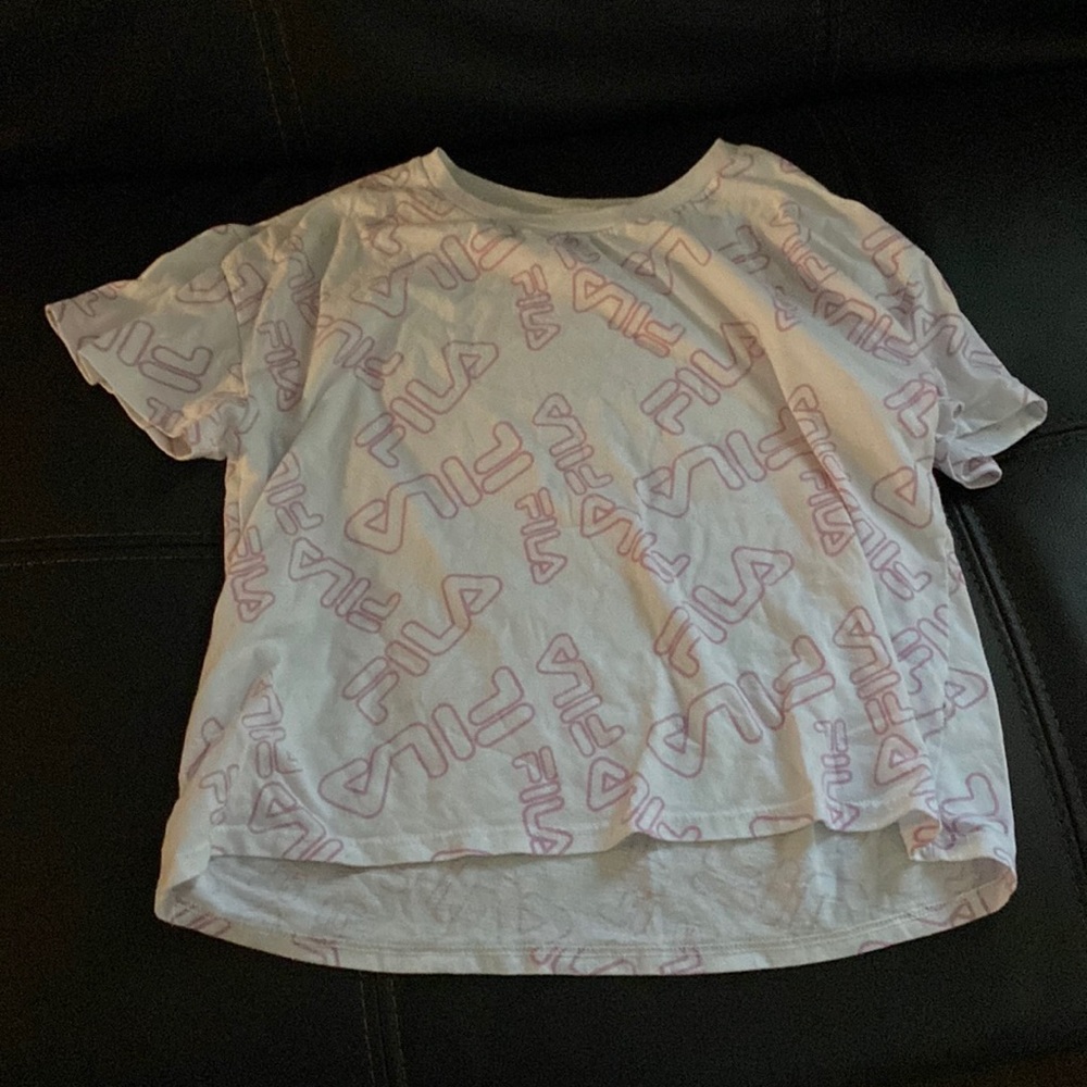 NWOT Kids Fila white shirt.